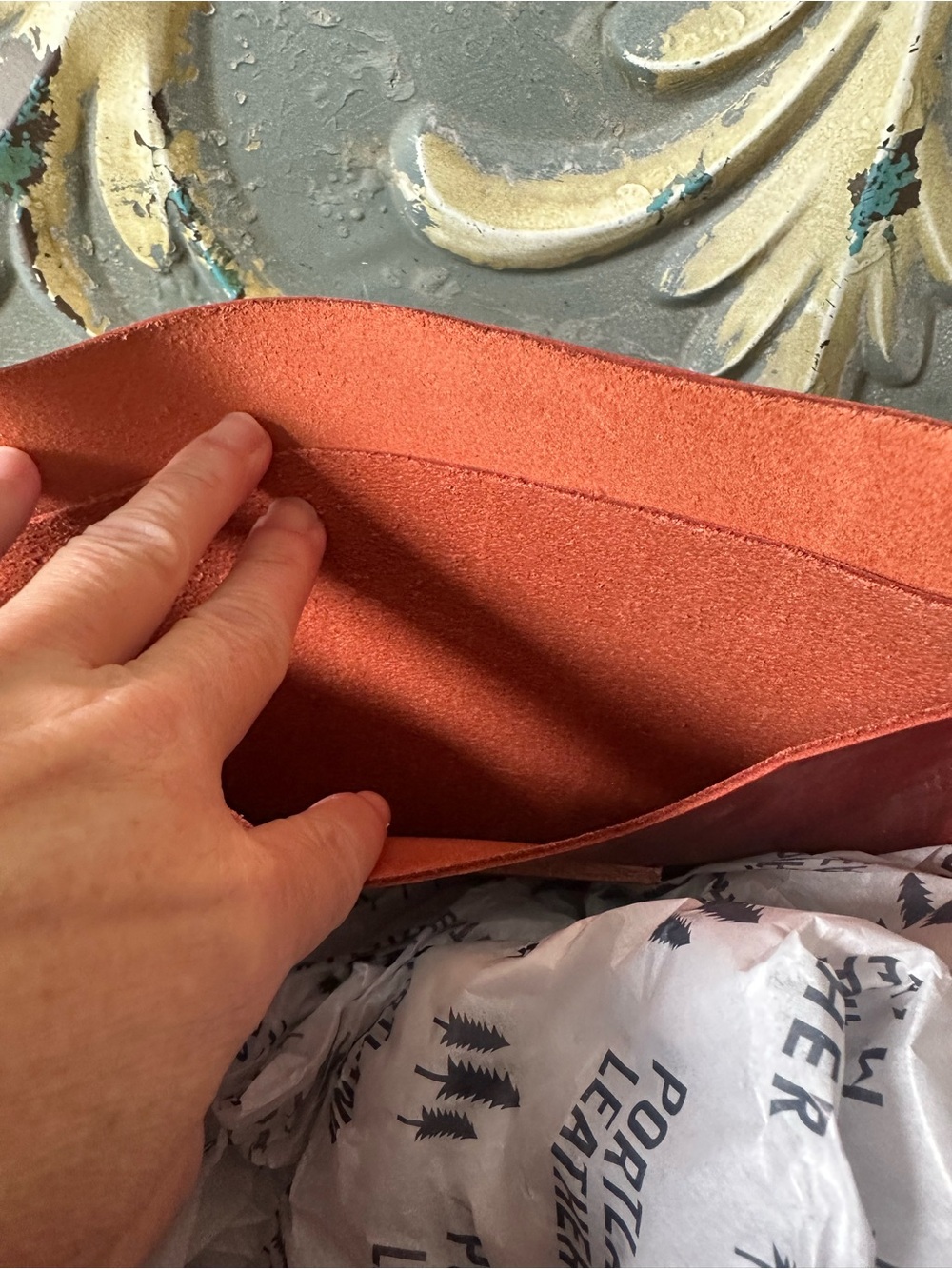 Portland leather tote bag never used - Picture 5 of 7